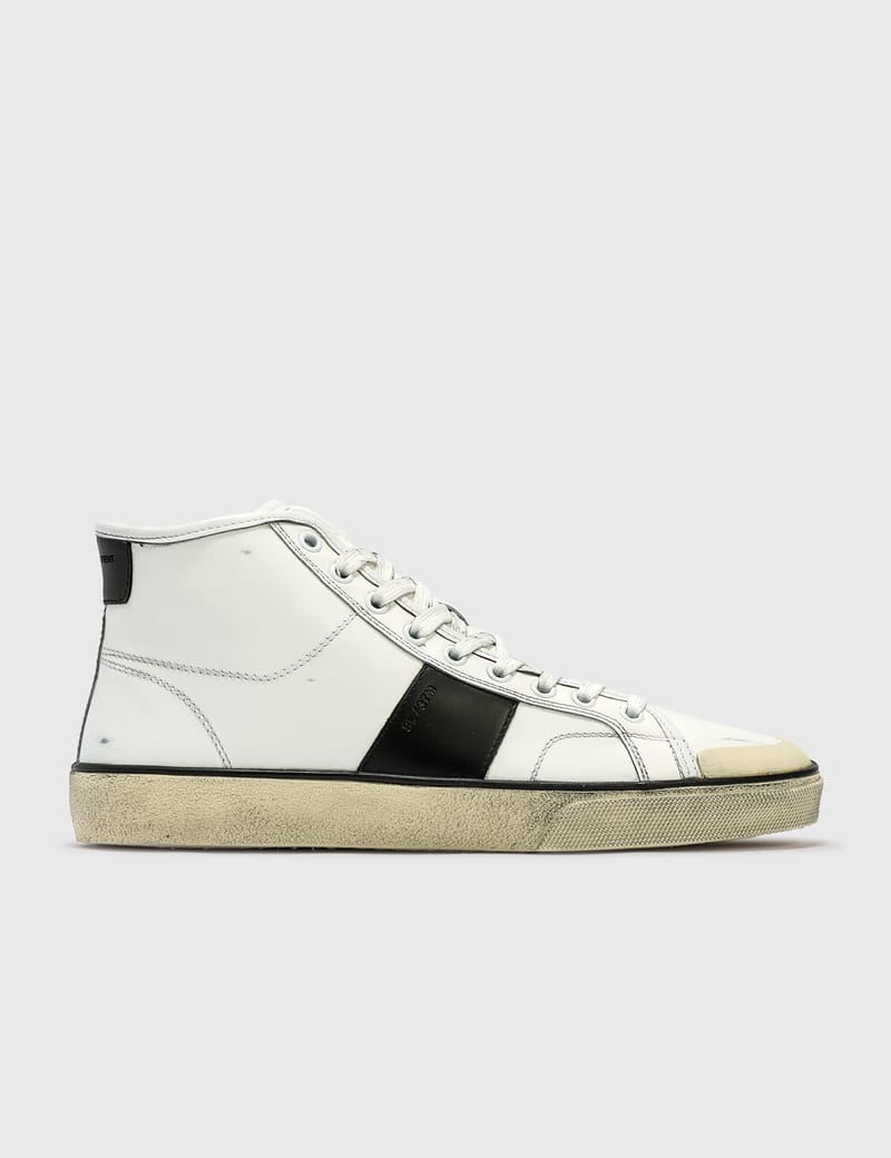 st laurent high top sneakers