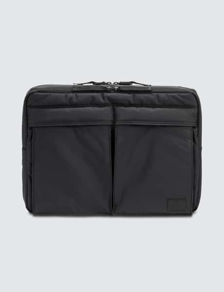 Head Porter - Black Beauty Business Document Shoulder Bag 13 Inch 