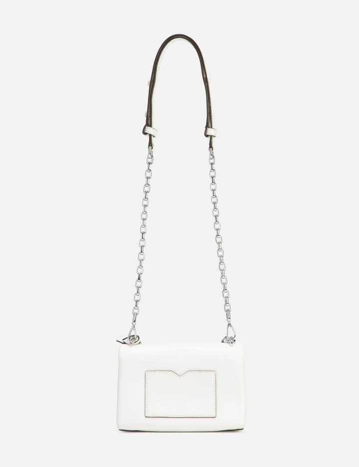 Shop Michael Kors White Chains Bag