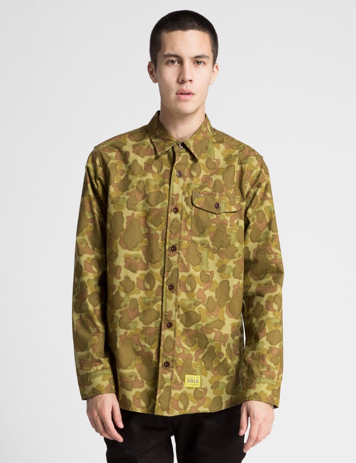 Camo Outback Button Down Shirt Placeholder Image