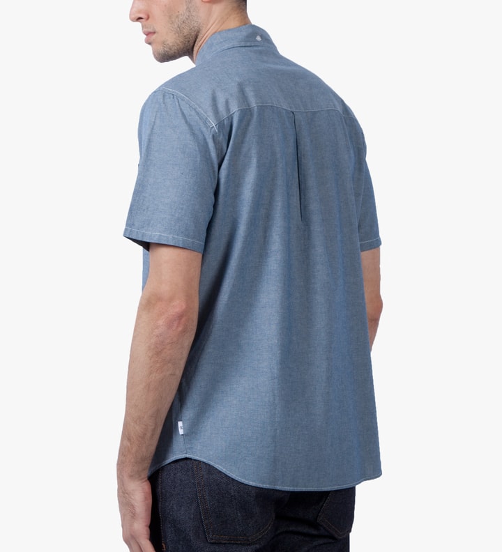 Blue Solid Chambray Shirt Placeholder Image