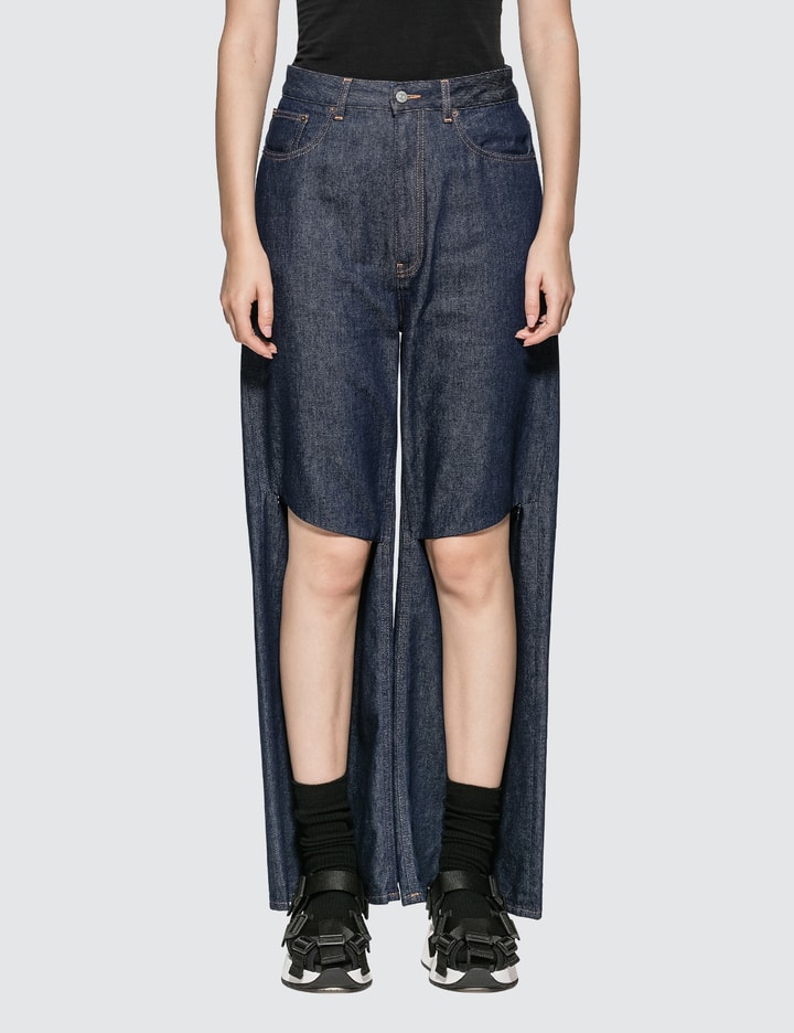 Wide Leg Denim Jeans Placeholder Image