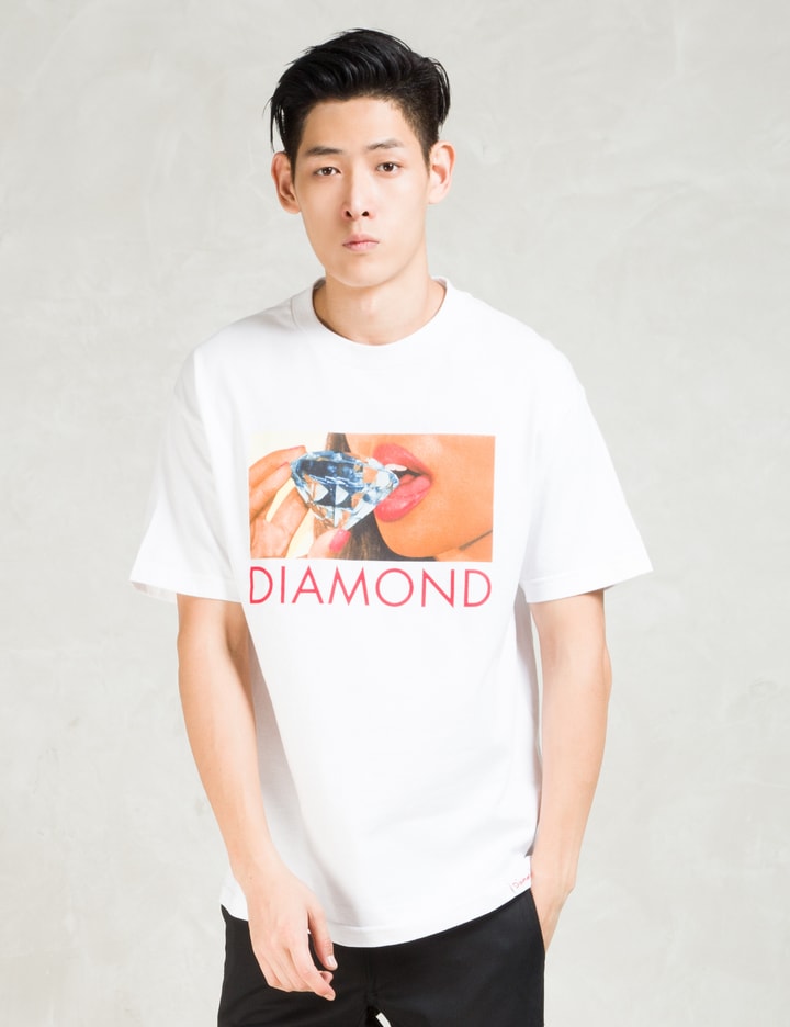 White Diamond Lips T-shirt Placeholder Image