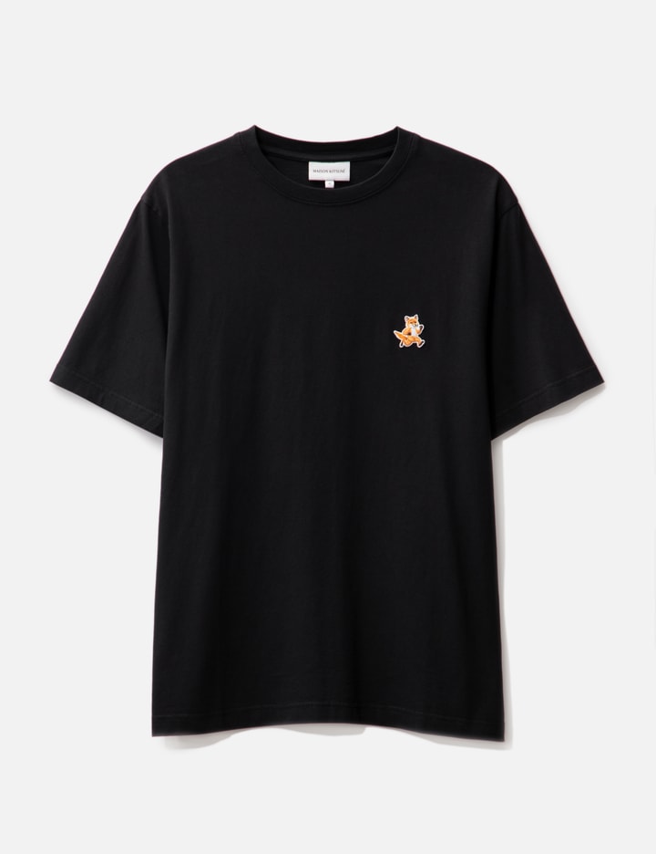 Maison Kitsuné Speedy Fox Patch Comfort T-shirt In Black