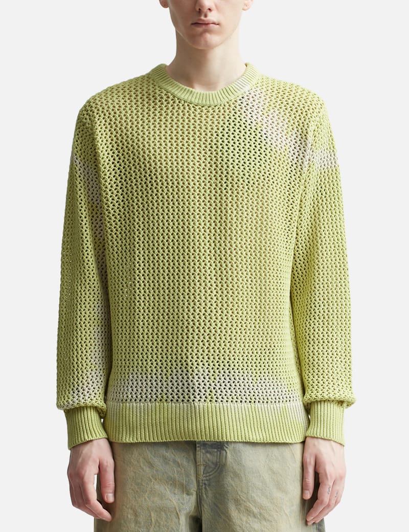 stussy PIGMENT DYED LOOSE GAUGE SWEATER 【公式通販】