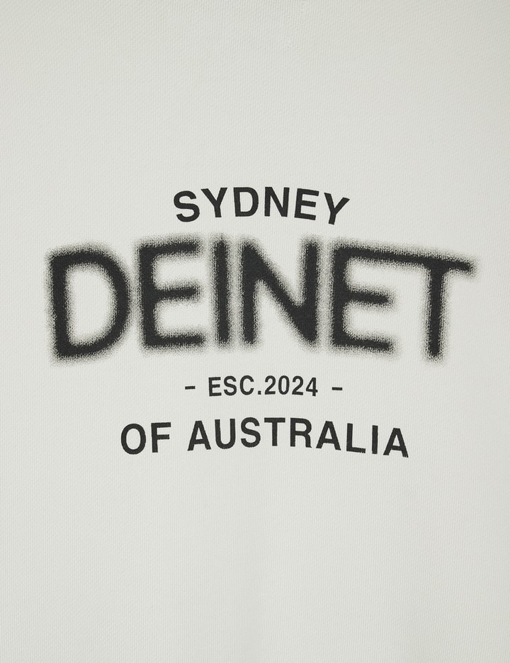 Deinet Lost In Sydney Zip-up Hoodie In White