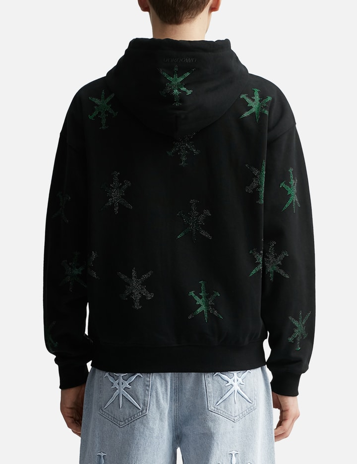 Black / Green Dagger Embroidery Hoodie Placeholder Image