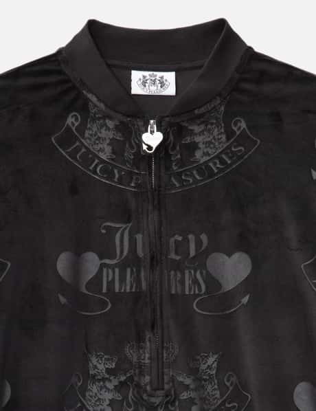 X Juicy Couture Crest Velour Quarter Zip view 17