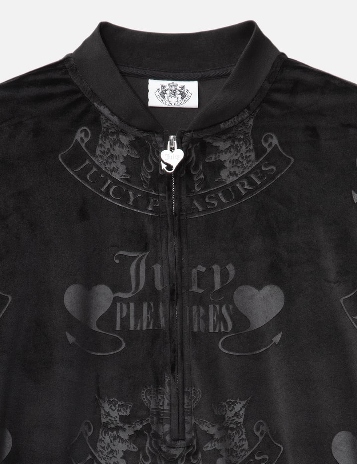Pleasures x Juicy Couture Crest Velour Quarter Zip Placeholder Image