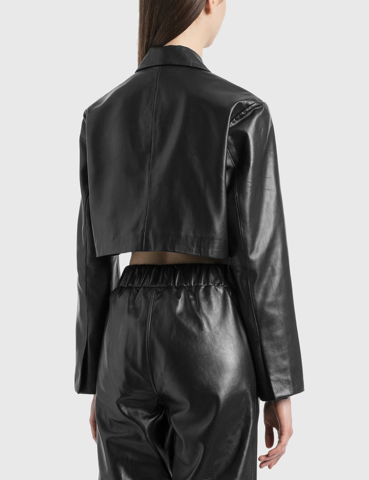 Cropped Leather Jacket Placeholder Image