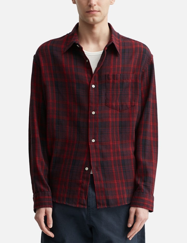 Tonywack Washed Cotton Blend Check Shirt