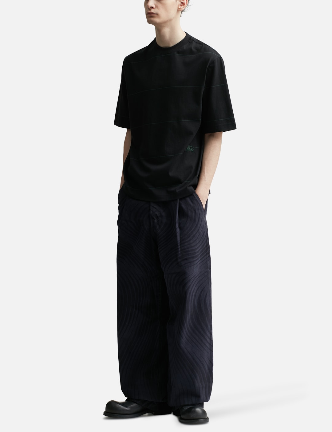 Striped Cotton T-Shirt view 20