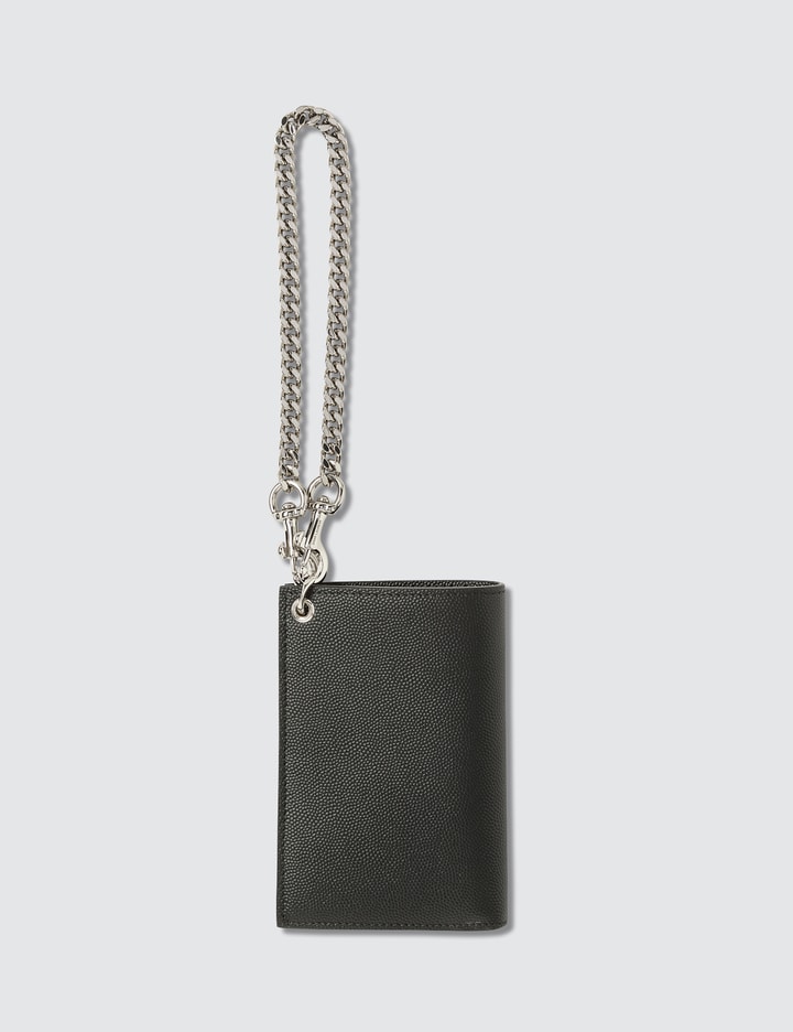 Grain Leather Chain Wallet Placeholder Image