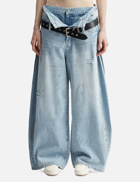 Layered Sparkle Denim Pants view 10