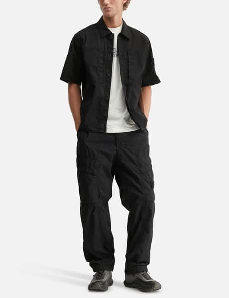 Stretch Organic Cotton Twill Short-Sleeve Shirt view 14