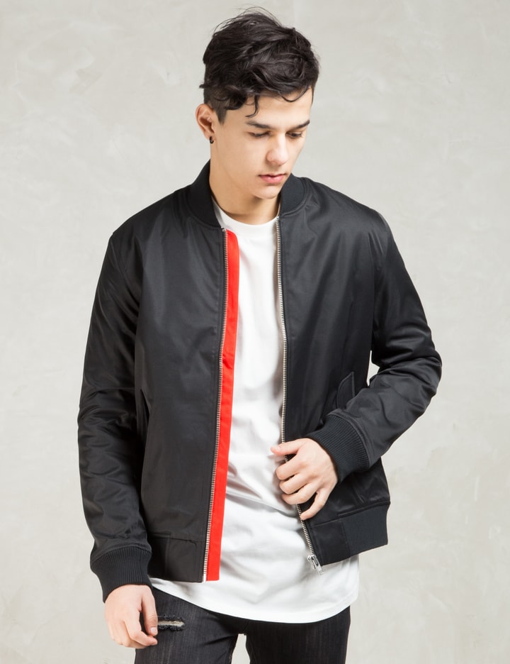 Black Lewis Bomber Jacket Placeholder Image