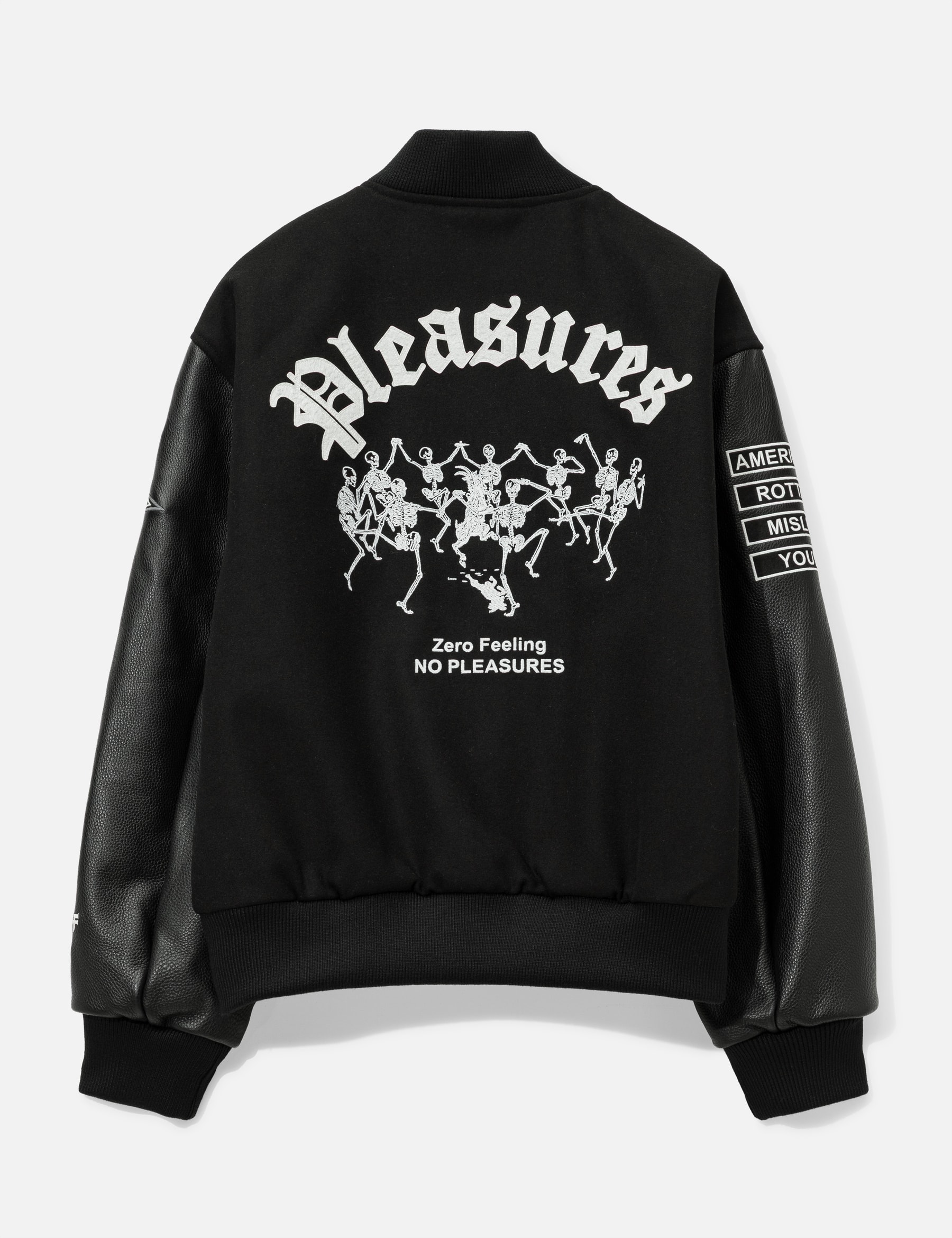 Zero X Pleasures Pleasures Varsity Jacket view 17
