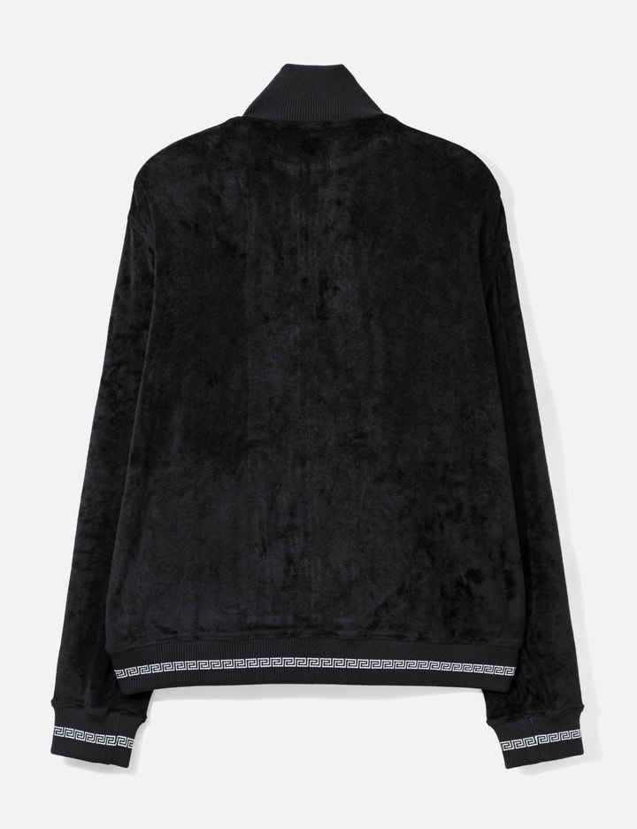 Versace SWEATSHIRT RESPONSIBLE VISCOSE MIX CHENILLE WITH GRECA DETAILS