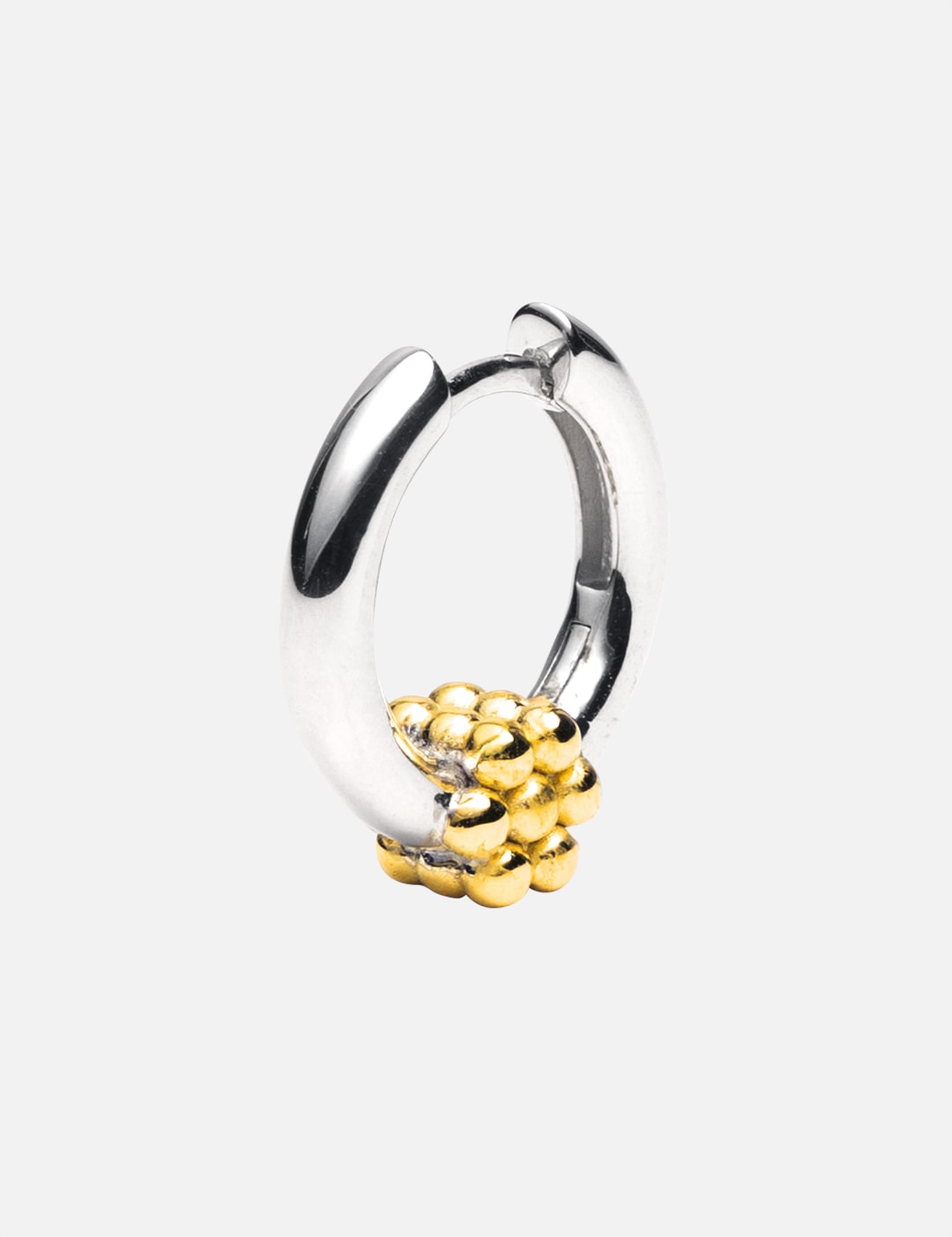 Beaded Flower Everyday Hoop