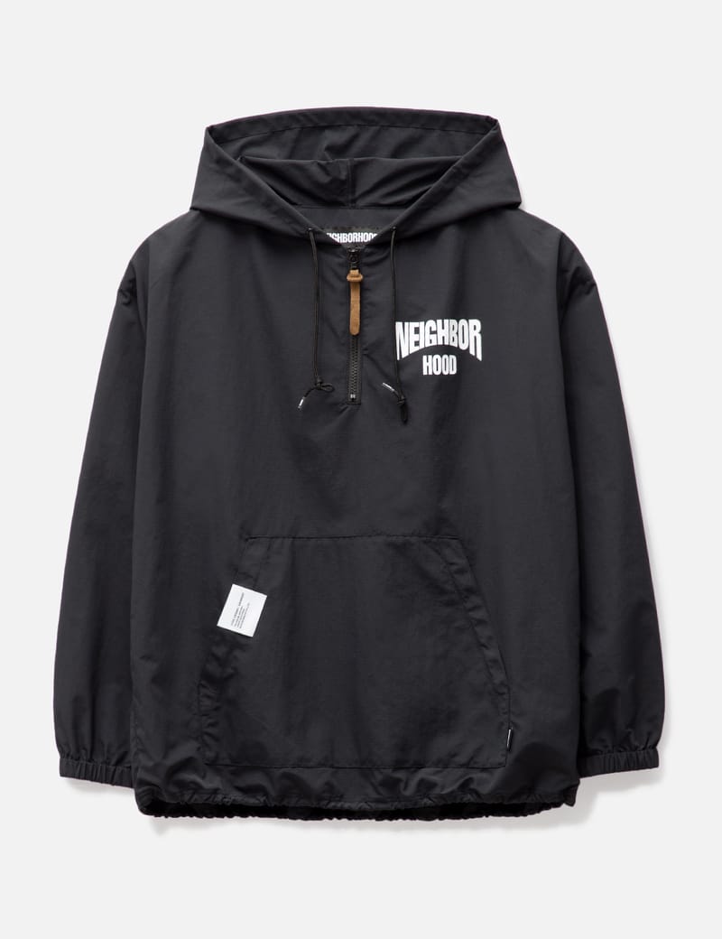 NEIGHBORHOOD◆20AW/ANORAK/N-JKT/ナイロンジャケット/S/ナイロン/BLK/無地/202TSNH-JKM04 ANORAK JACKET