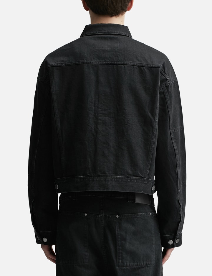 Shop Entire Studios Gem Denim Jacket In Black