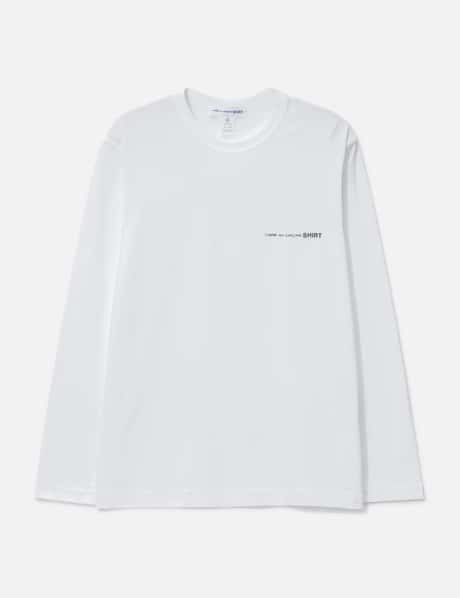 CDG SHIRT Front Logo Long Sleeve T-shirt