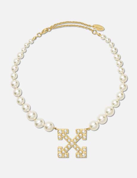 Off-White™ PEARLS PAVE' NECKLACE