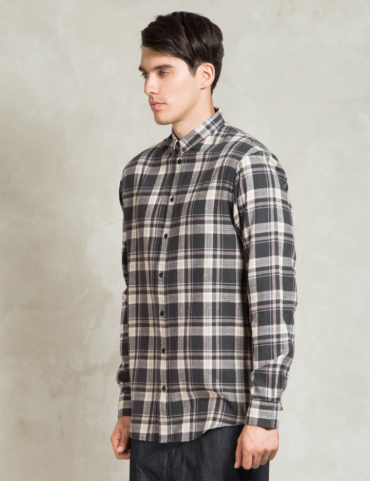 Coffee Plaid L/S Shirt Placeholder Image