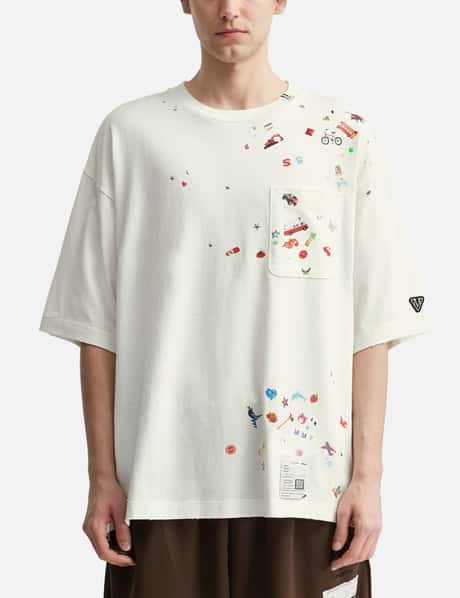 Kids Sticker Printed T-Shirt view 10