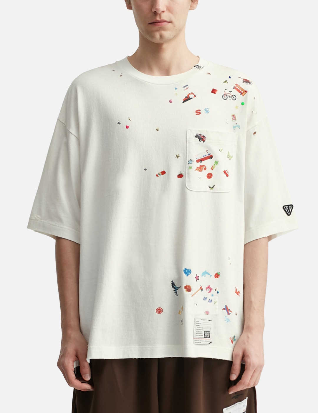 Kids Sticker Printed T-Shirt view 18