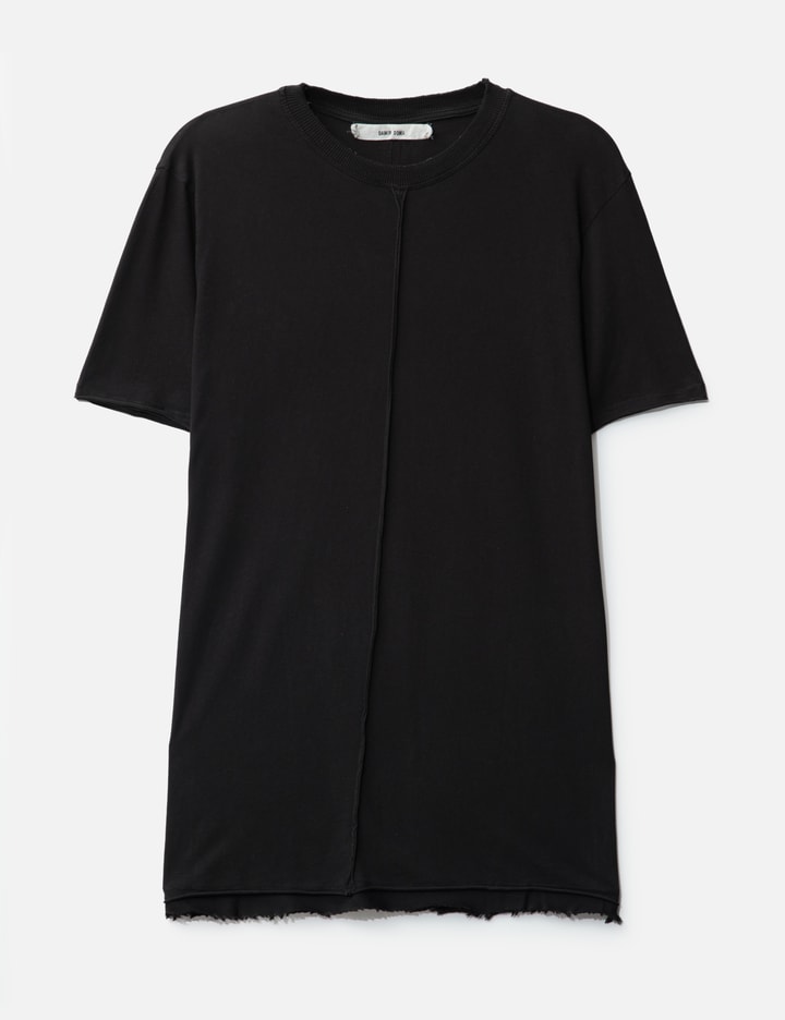 Damir Doma Short Sleeve Panel T-shirt In Black