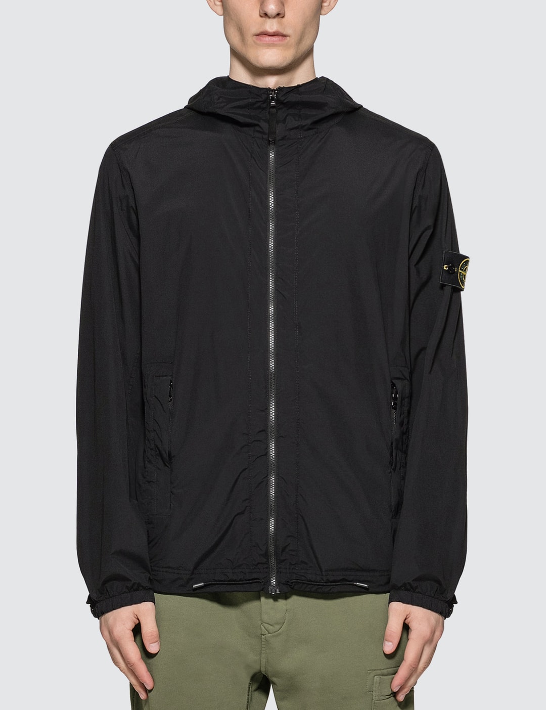 Touch Nylon Jacket Stone Island Skin Touch Hooded Jacket STONE