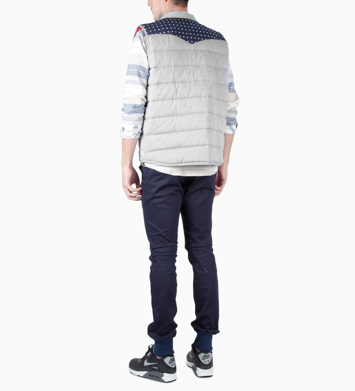 Jiberish Grey Polka Vest
