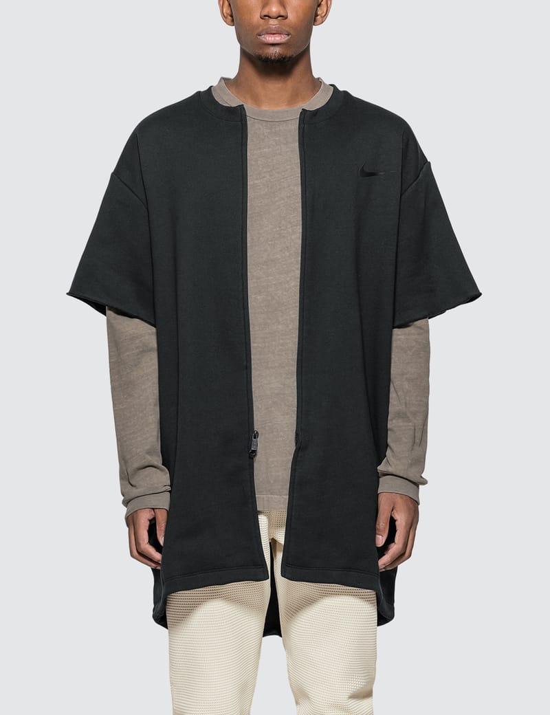 fear of god x nike warm up top