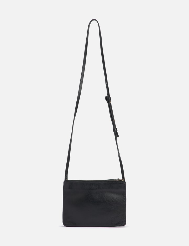 Shop Celine Trio Bag In Black