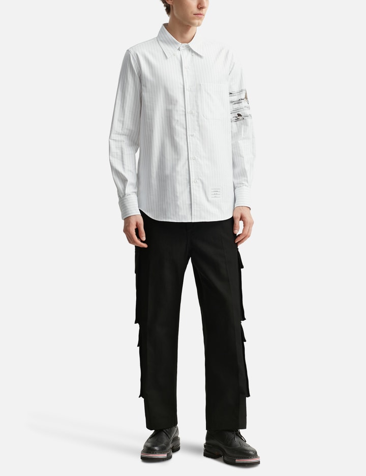 Geese 4-bar Pinstripe Oxford Shirt Placeholder Image