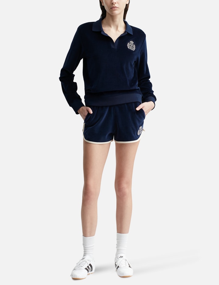 NY Crest Velour Shorts Placeholder Image