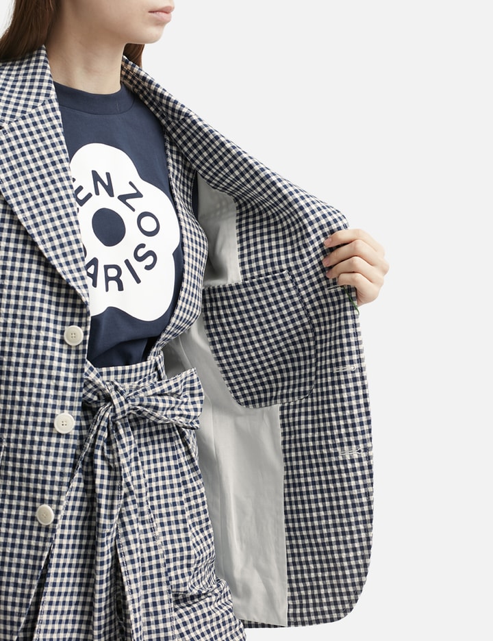 Oversized Gingham Blazer Placeholder Image