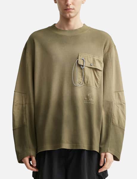 X And Wander Garment-Dyed Long Sleeve view 10