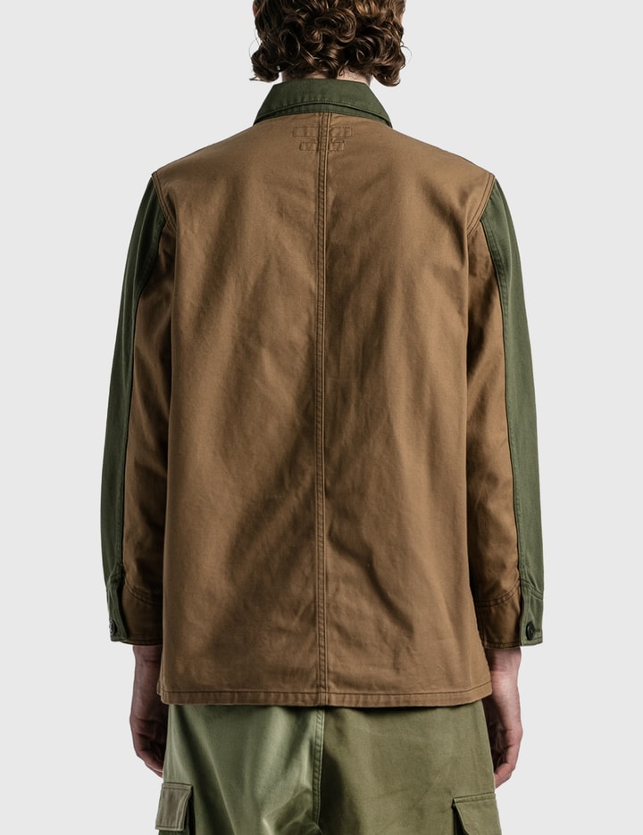 Patchwork Coverall Rinse Khaki Placeholder Image