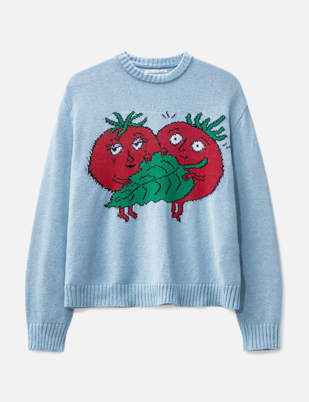 Sky High Farm Workwear - Happy Tomatoes Intarsia Knit Sweater