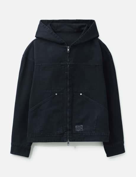 Hood Dyed Denim Jacket view 6