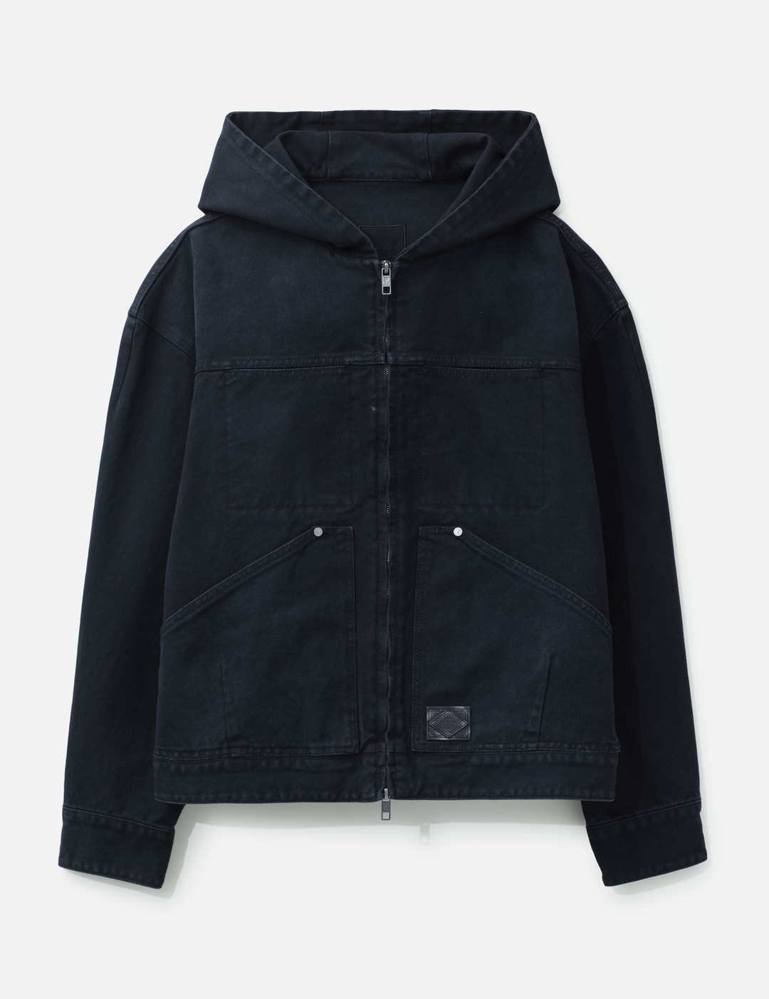 Hood Dyed Denim Jacket view 7
