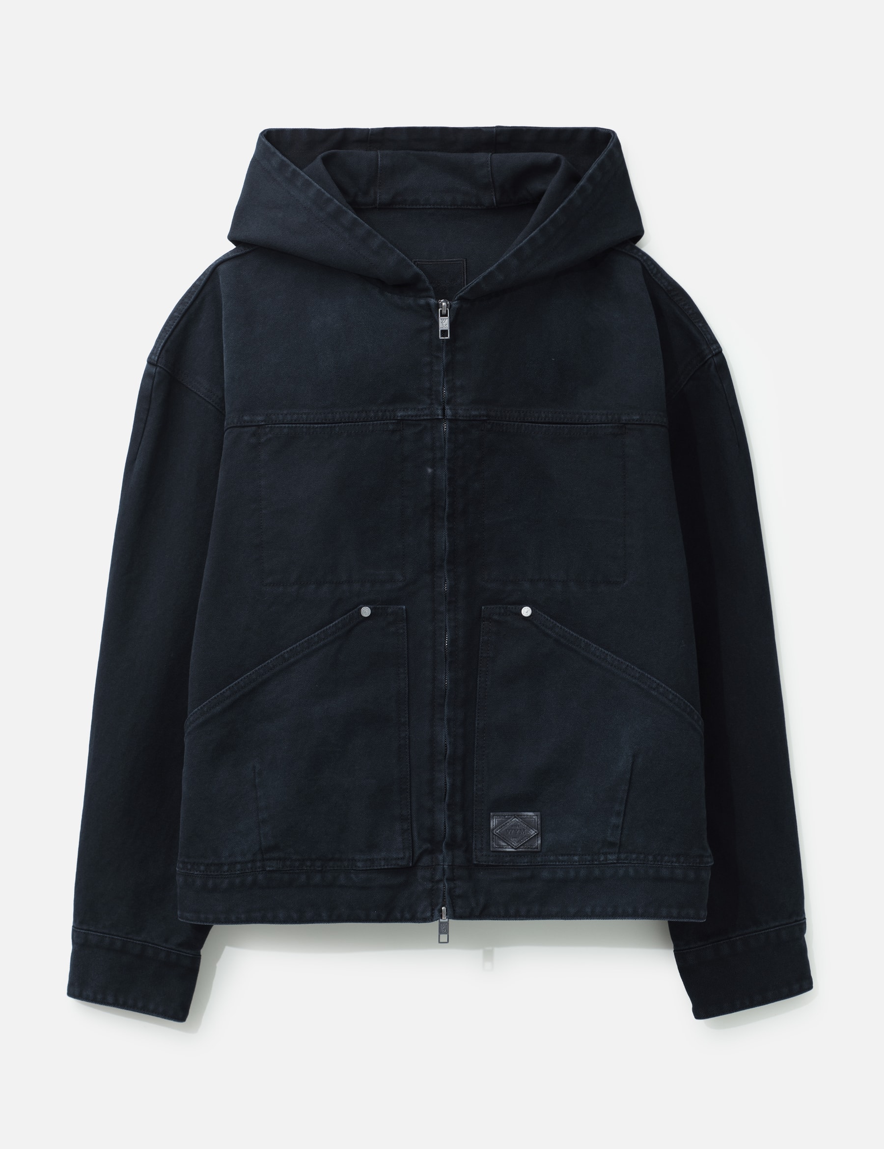 Hood Dyed Denim Jacket view 16