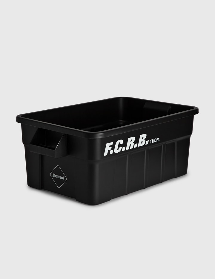 Shop F.c. Real Bristol Thor. Fcrb Large Tote Storage Box In Black