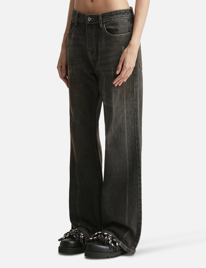 Vintage Black Flared Fit Denim Placeholder Image