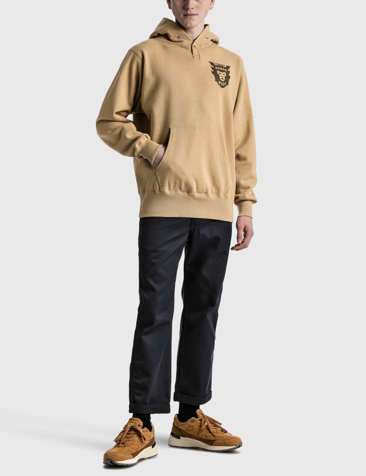 Snap-Button Collar Hoodie Placeholder Image