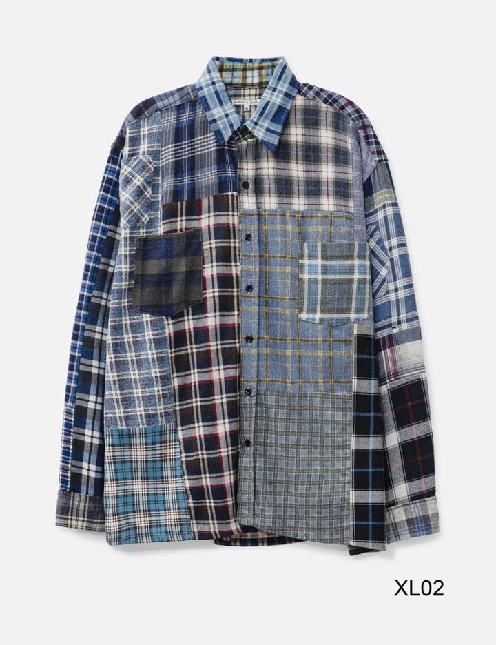 Straight Hem Flannel Shirt Placeholder Image