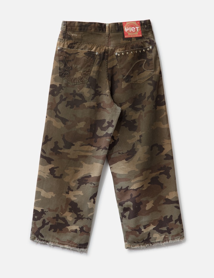 Distressed Camo Oversized Denim Placeholder Image