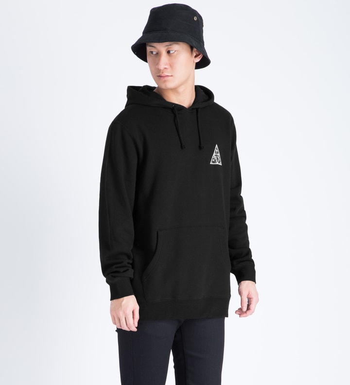 Black Triangle Rose Pullover Hoodie Placeholder Image